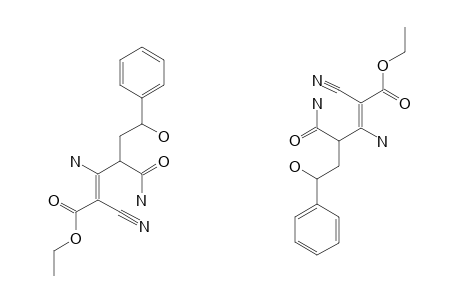 ETHYL-3-AMINO-4-CARBAMOYL-2-CYANO-6-HYDROXY-6-PHENYL-2-HEXENOATE-SEMIHYDRATE