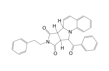 (6aS,6bR,9aS,10R)-10-benzoyl-8-(2-phenylethyl)-9a,10-dihydro-6aH-pyrrolo[3',4':3,4]pyrrolo[1,2-a]quinoline-7,9(6bH,8H)-dione