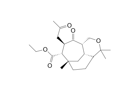 ethyl (1S,8S,10R,11R,13S)-1,5,5-trimethyl-9-oxo-10-(2-oxopropyl)-6-oxatricyclo[6.3.2.0(4,13)]tridecane-11-carboxylate