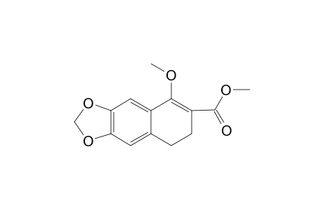 Methyl naphtho[2,3-d]-(1,3)-dioxole-7,8-dihydro-5-methoxy-6-carboxylate