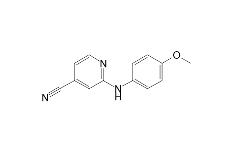 2-(4-Methoxyanilino)-4-pyridinecarbonitrile