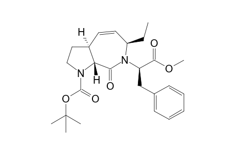 (3aS,6R,8aR)-tert-Butyl 6-ethyl-7-((R)-1-methoxy-1-oxo-3-phenylpropane-2-yl)-8-oxo-3,3a,6,7,8,8a-hexahydropyrrolo[2,3-c]azepin-1(2H)-carboxylate