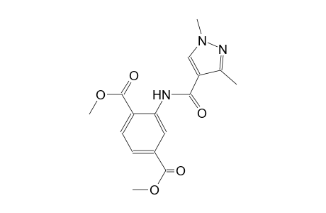 dimethyl 2-{[(1,3-dimethyl-1H-pyrazol-4-yl)carbonyl]amino}terephthalate