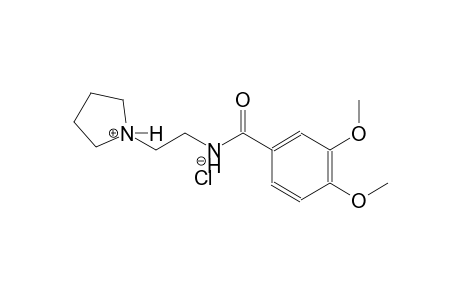 1-{2-[(3,4-dimethoxybenzoyl)amino]ethyl}pyrrolidinium chloride