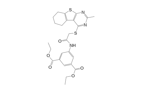 1,3-benzenedicarboxylic acid, 5-[[[(5,6,7,8-tetrahydro-2-methylbenzo[4,5]thieno[2,3-d]pyrimidin-4-yl)thio]acetyl]amino]-, diethyl ester