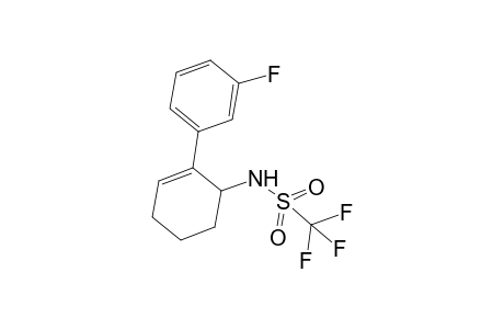 1,1,1-trifluoro-N-[2-(3-fluorophenyl)cyclohex-2-en-1-yl]methanesulfonamide