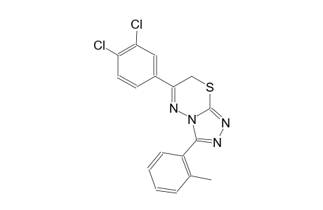 6-(3,4-dichlorophenyl)-3-(2-methylphenyl)-7H-[1,2,4]triazolo[3,4-b][1,3,4]thiadiazine
