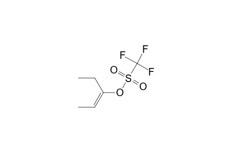 Methanesulfonic acid, trifluoro-, 1-ethyl-1-propenyl ester, (E)-