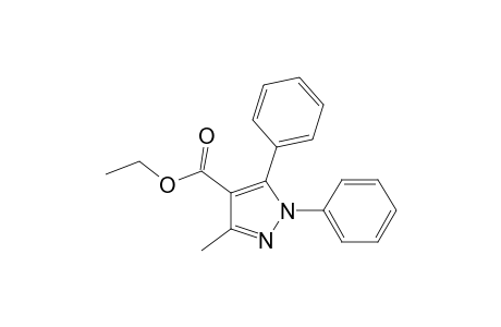 3-Methyl-1,5-diphenyl-4-pyrazolecarboxylic acid ethyl ester