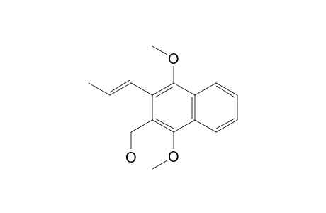 TRANS-2-(HYDROXYMETHYL)-1,4-DIMETHOXY-3-(1-PROPENYL)-NAPHTHALENE