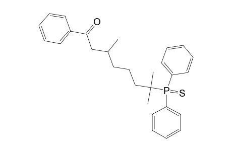 3,7-DIMETHYL-7-(DIPHENYLTHIOPHOSPHINYL)-1-PHENYL-1-OCTANE