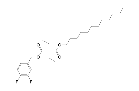 Diethylmalonic acid, 3,4-difluorobenzyl dodecyl ester