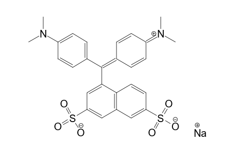 Ammonium, [4-[p-(dimethylamino)-alpha-(3,6-disulfo-1-napthyl)benzylidene]-2,5-cyclohexadien-1-ylidene]dimethyl-