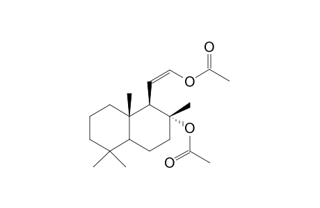 8.alpha.,12-Diacetoxy-13,14,15,16-tetranor-11(E/Z)-labdene