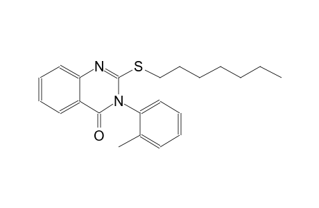 2-(heptylsulfanyl)-3-(2-methylphenyl)-4(3H)-quinazolinone