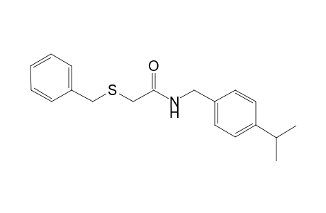 2-(Benzylsulfanyl)-N-(4-isopropylbenzyl)acetamide