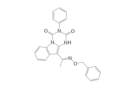 10-{1-[(E)-Benzyloxyimino]-ethyl}-3-phenyl-1H-[1,3,5]triazino[1,2-a]indole-2,4-dione