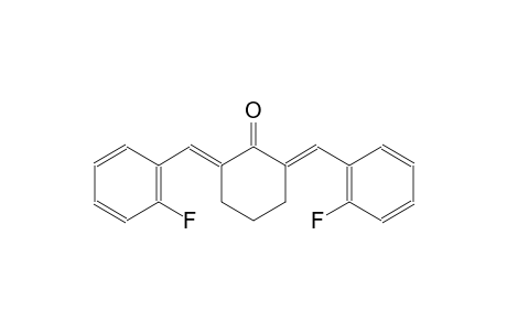 (2E,6E)-2,6-bis(2-fluorobenzylidene)cyclohexanone