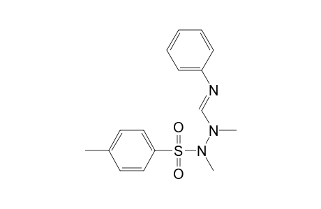 Benzenesulfonic acid, 4-methyl-, 1,2-dimethyl-2-[(phenylimino)methyl]hydrazide