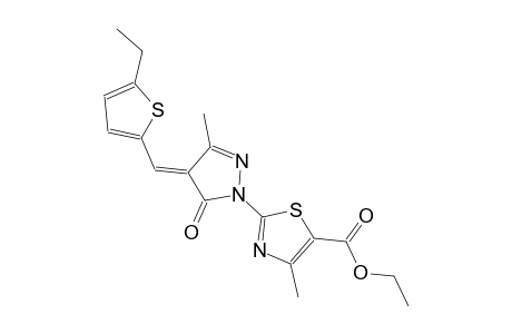 5-thiazolecarboxylic acid, 2-[(4E)-4-[(5-ethyl-2-thienyl)methylene]-4,5-dihydro-3-methyl-5-oxo-1H-pyrazol-1-yl]-4-methyl-, ethyl ester