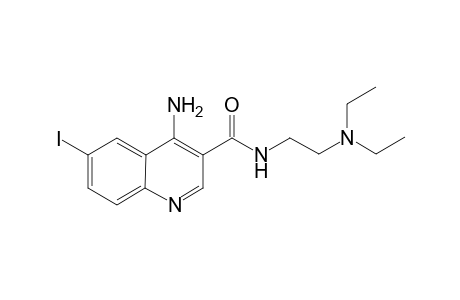 N-[2-(diethylamino)ethyl]-4-amino-6-iodoquinoline-3-carboxamide