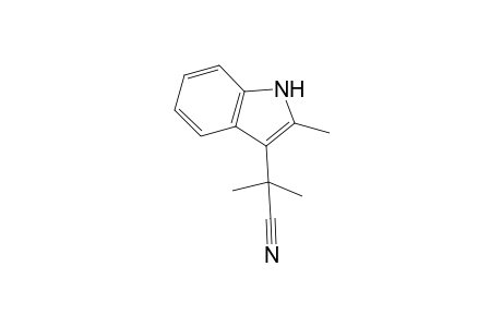 2-Methyl-2-(2-methyl-1H-indol-3-yl)propanenitrile