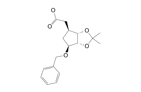 1-O-BENZYL-5-DEOXY-2,3-O-ISOPROPYLIDENECARBA-BETA-DL-RIBO-HEXAFURANOIC-ACID