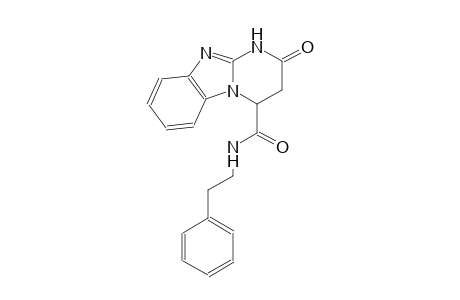 2-oxo-N-(2-phenylethyl)-1,2,3,4-tetrahydropyrimido[1,2-a]benzimidazole-4-carboxamide
