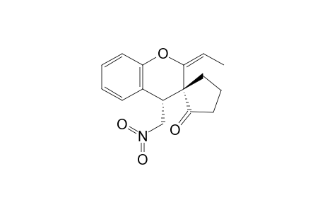 (1'R,4R,E)-2-Ethylidene-4-(nitromethyl)spiro[chroman-3,1'-cyclopentan]-2'-one