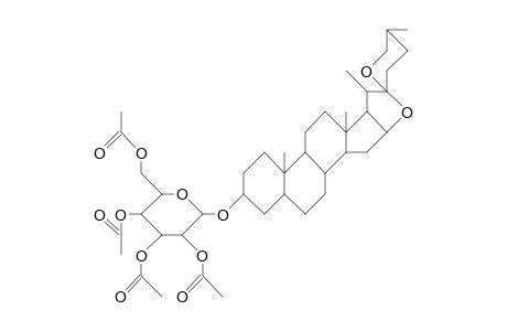 Tetra-O-acetyl-1-smilagenyl.alpha.-D-glucopyranoside