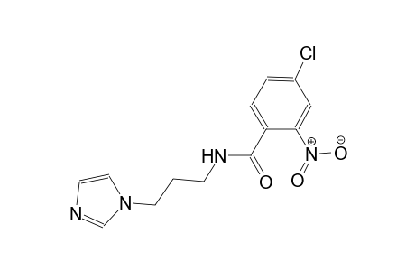 4-chloro-N-[3-(1H-imidazol-1-yl)propyl]-2-nitrobenzamide