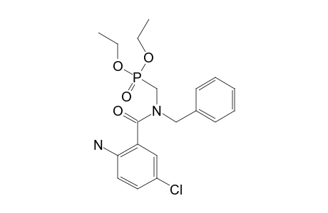 DIETHYL-[(2-AMINO-N-BENZYL-5-CHLOROBENZAMIDO)-METHYL]-PHOSPHONATE