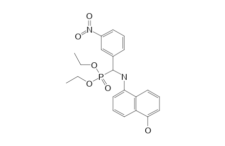 DIETHYL-(5-HYDROXYNAPHTHALEN-1-YL-AMINO)-(3-NITROPHENYL)-METHYLPHOSPHONATE