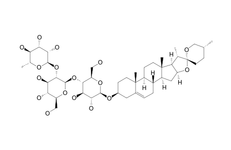 DIOSGENIN-3-O-ALPHA-L-RHAMNOPYRANOSYL-(1->2)-BETA-D-GLUCOPYRANOSYL-(1->4)-BETA-D-GLUCOPYRANOSIDE