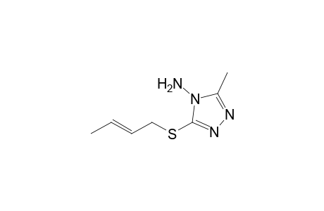 3-[(E)-but-2-enyl]sulfanyl-5-methyl-1,2,4-triazol-4-amine