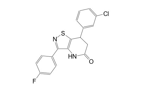 isothiazolo[4,5-b]pyridin-5(4H)-one, 7-(3-chlorophenyl)-3-(4-fluorophenyl)-6,7-dihydro-