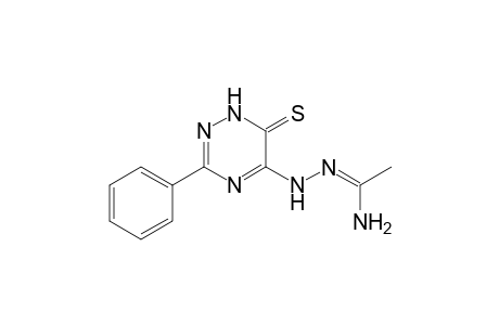 5-(1-Aminoethylidenhydrazino)-3-phenyl-6-thioxo-1,6-dihydro-1,2,4-triazine