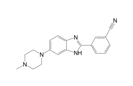 5-(4-Methyl-1-piperazinyl)-2-(3-cyanophenyl)-1H-benzimidazole