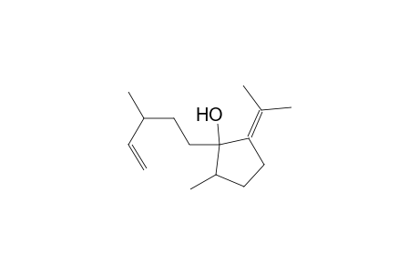 Cyclopentanol, 2-methyl-5-(1-methylethylidene)-1-(3-methyl-4-pentenyl)-