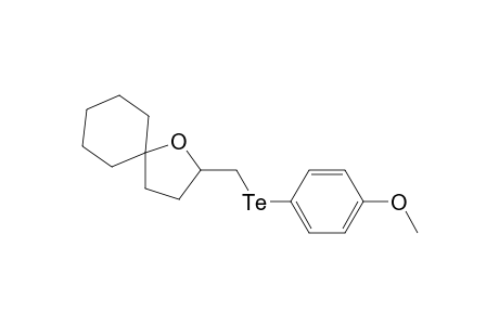 1-Oxaspiro[4.5]decane, 2-[[(4-methoxyphenyl)telluro]methyl]-