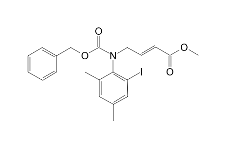 4-[Benzyloxycarbonyl-(2-iodo-4,6-dimethylphenyl)-amino]-but-2-enoic acid methyl ester