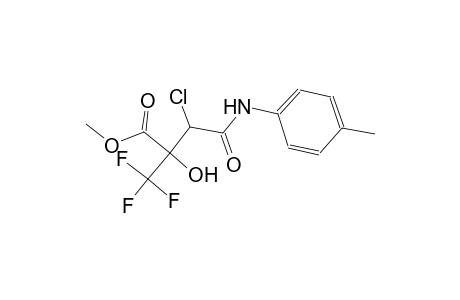 methyl 3-chloro-2-hydroxy-4-oxo-4-(4-toluidino)-2-(trifluoromethyl)butanoate