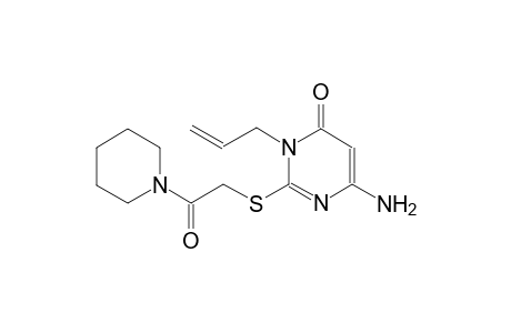 3-allyl-6-amino-2-{[2-oxo-2-(1-piperidinyl)ethyl]sulfanyl}-4(3H)-pyrimidinone
