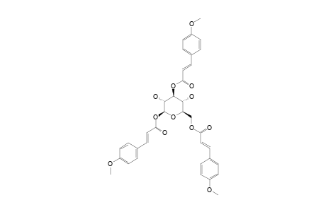 1,3,6-TRI-O-PARA-METHOXYCINNAMOYL-BETA-D-GLUCOPYRANOSIDE
