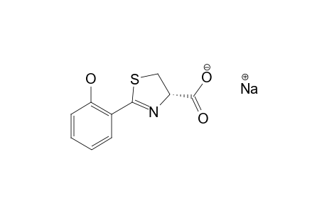 SODIUM-SALT-OF-2-(2'-HYDROXYPHENYL)-2-THIAZOLINE-4-CARBOXYLIC-ACID