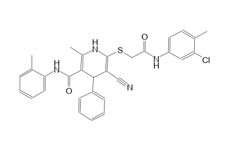 3-pyridinecarboxamide, 6-[[2-[(3-chloro-4-methylphenyl)amino]-2-oxoethyl]thio]-5-cyano-1,4-dihydro-2-methyl-N-(2-methylphenyl)-4-phenyl-