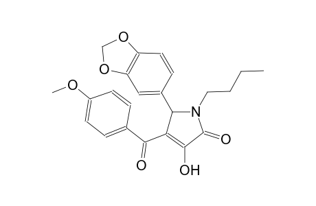 2H-pyrrol-2-one, 5-(1,3-benzodioxol-5-yl)-1-butyl-1,5-dihydro-3-hydroxy-4-(4-methoxybenzoyl)-