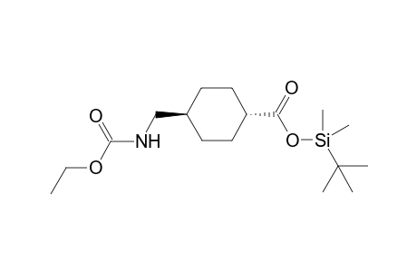 [tert-butyl(dimethyl)silyl] 4-[(ethoxycarbonylamino)methyl]cyclohexanecarboxylate