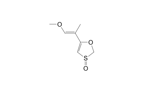 5-[(E)-1-methoxyprop-1-en-2-yl]-1,3-oxathiole 3-oxide