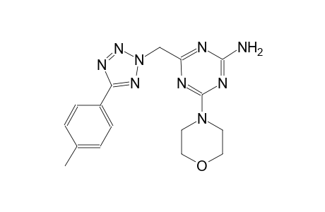 1,3,5-triazin-2-amine, 4-[[5-(4-methylphenyl)-2H-tetrazol-2-yl]methyl]-6-(4-morpholinyl)-